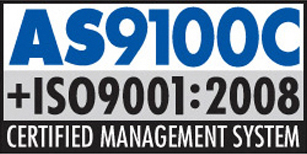 AS9100C+ISO9001:2008 Certified Management System