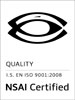 Quality ISO 9001:2008 NSAI Certified